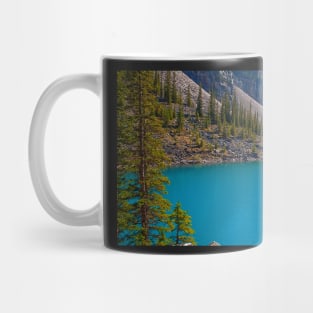 Canada. Canadian Rockies. The magic of Moraine Lake. Mug